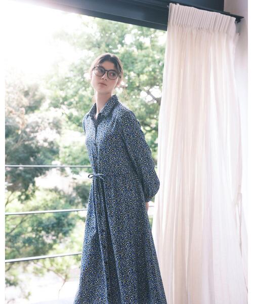Agnes b. フラワープリントワンピース　サイズ2 To b. by agnes ワンピース フラワープリントドレス : ZOZOTOWN
