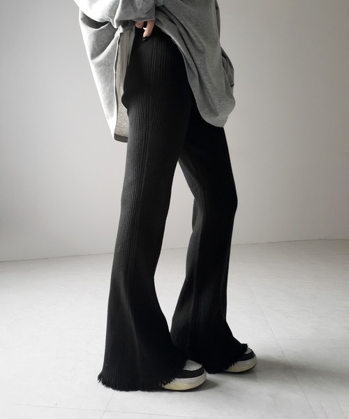 me+em select（ミームセレクト） パンツ 「 2color 」フリンジ