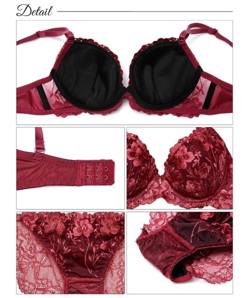 複数割-200★D65×2セット❤︎ディープフラワー♥️ブラジャー&Tバックセット✨ ブラジャー ショーツセット シャルム ディープ フラワー