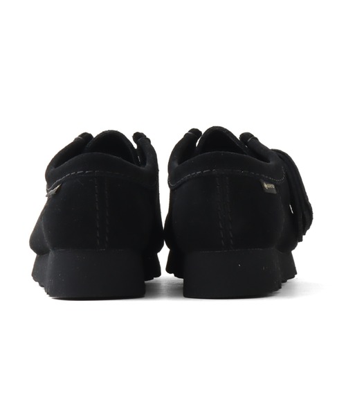 ブーツ CLARKS Wallabee.GTX Black Sde / クラークス ワラビー GTX レディースの画像