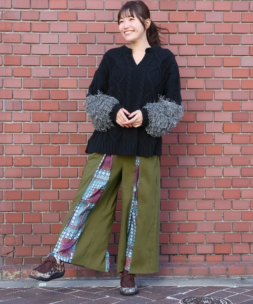 チチカカ（TITICACA） ワイドパンツ パンツ キカタックマチパンツ