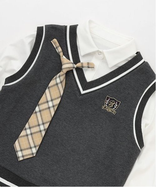 pom ponette junior（ポンポネット ジュニア） ワンピース ネクタイ 