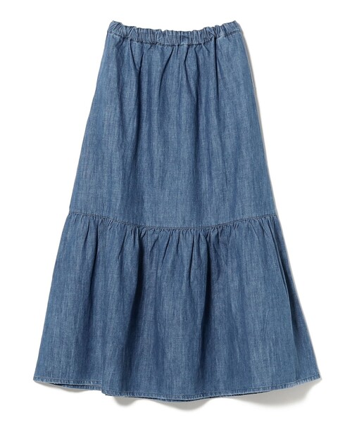 新品 Healthy denim Grapefruit ロングフレアスカート Healthy DENIM(ヘルシーデニム)の【洗える】Grapefruit（チノ