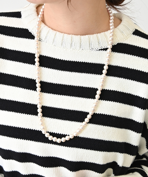 SLOBE IENA ネックレス パールネックレス レディース : ZOZOTOWN Yahoo 