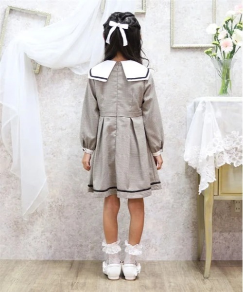 axes femme（アクシーズ ファム） ワンピース 襟付きWボタン