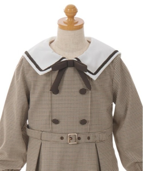 女の子　130 140 アウター　ワンピース　まとめ売り　新品未使用タグ付き axes femme ワンピース 襟付きWボタンワンピース キッズ 子供服