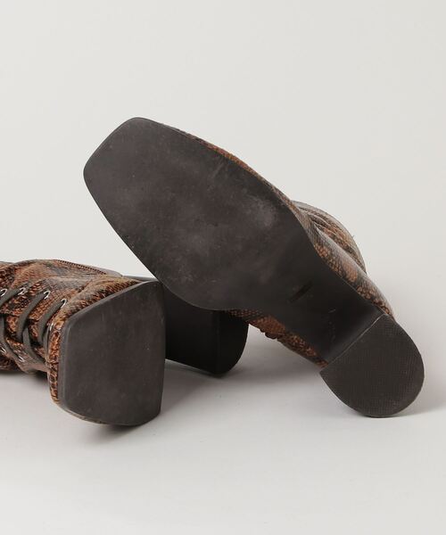 「EVRIS」 ショートブーツ M ブラウン レディース_画像3