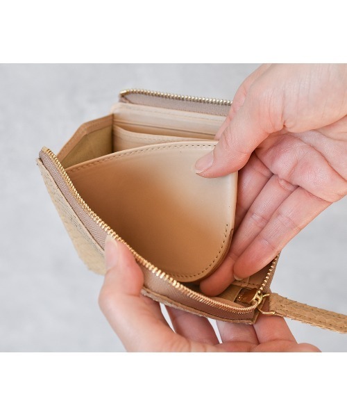 財布 グレースパイソン ミニ財布 レディース メンズの画像