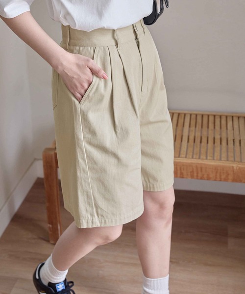キャピタル　8部丈加工パンツ　0 パンツ コットンハーフパンツ レディース : ZOZOTOWN Yahoo!店