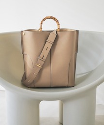 トートバッグ 「E'POR」BAMBOO BAG Large「通勤」「A4対応」「25AW」 レディース｜ZOZOTOWN Yahoo!店