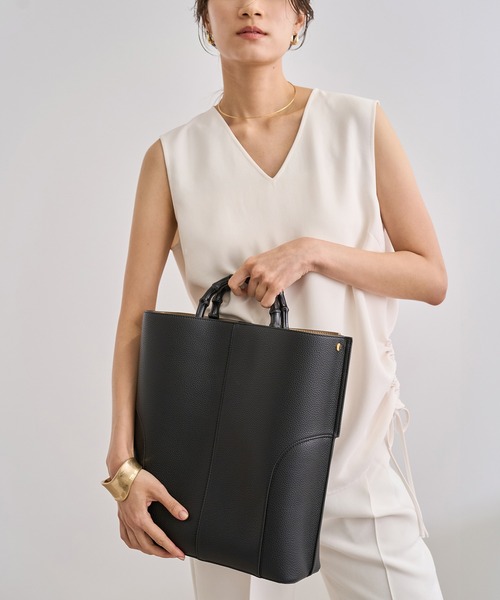 E'POR トートバッグ 「E'POR」BAMBOO BAG Large「通勤」「A4対応