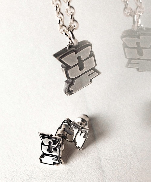 HUF シルバー　ピアス 【新品】 HUF ピアス MEGABLAST PIERCE / ハフ シルバー メンズ