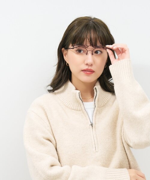 Zoff（ゾフ） 伊達メガネ メガネ 眼鏡 レディース メンズ : ZOZOTOWN