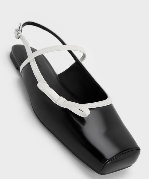 CHARLES ＆ KEITH（チャールズ&キース） パンプス ボウ スリングバック