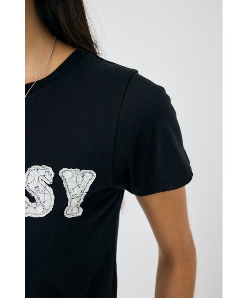 【完売品】未使用タグ付きPATCH LACE MOUSSY TINY Tシャツ MOUSSY | PATCH LACE MOUSSY TINY Tシャツ (Tシャツ・カットソー