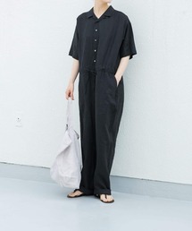 パンツ リネンハーフスリーブオールインワン レディース｜ZOZOTOWN Yahoo!店
