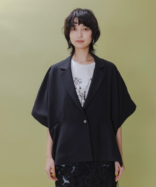 Eimee Law ハーフスリーブ ジレジャケット ハーフスリーブ ジレジャケット Eimee Law│Eimee Law & LHELBIE