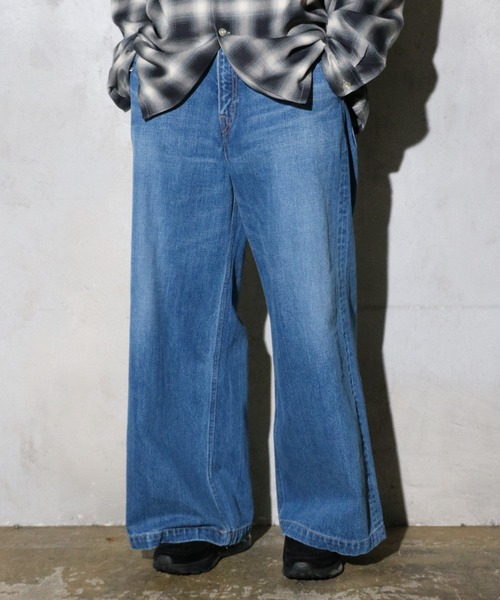 superNova. / Baggy jeans - Old vintage wash/ボトム/S/コットン/IDG superNova.（スーパーノヴァ） ジーンズ BAGGY JEANS -Old vintage