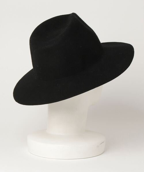 「FERRUCCIO VECCHI」 ハット - ブラック レディース_画像2