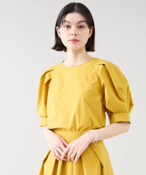 ブラウス シャツ 「定番」タックスリーブブラウス（セットアップ可） レディース