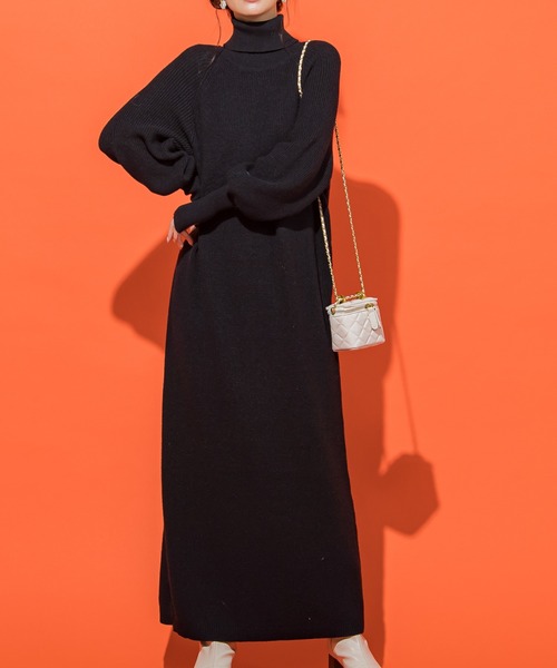 「VICKY」 ニットワンピース 2 グリーン レディース_画像4