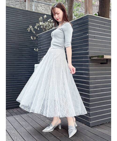 ニット セーター ハーフスリーブレイヤードカーデトップス レディース dazzlin ニット セーター ハーフスリーブレイヤードカーデ