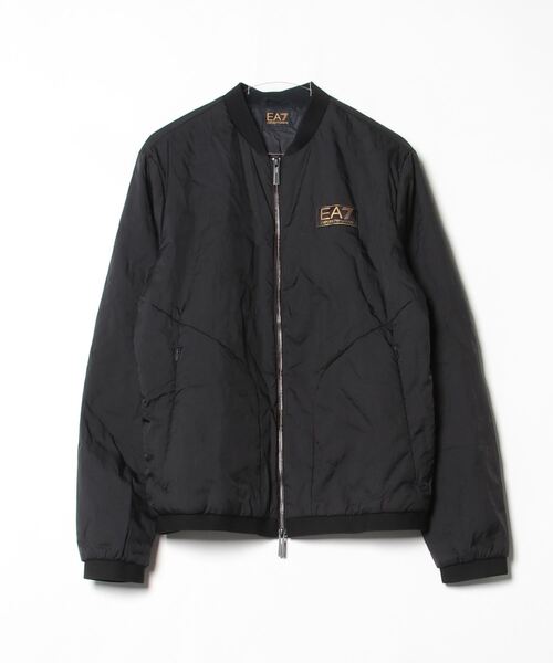 EA7 ジャンパー ブルゾン 黒 Sサイズ　美品 EA7 黒 ジャンパー・ブルゾン
