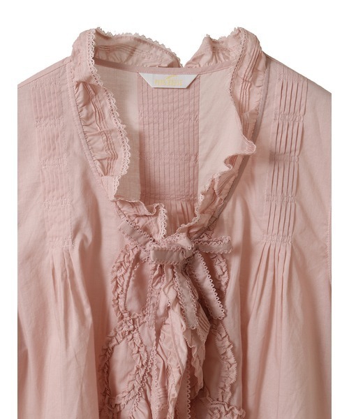 PINK HOUSE★新品★フリル使いフードブラウス ソフトチュールフリル使いスカート｜ピンクハウスオフィシャル