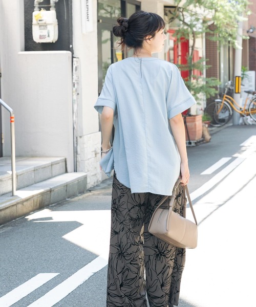完売☆新品　アーバンリサーチドアーズ　ピンタックレースブラウス ITEMS URBANRESEARCH（アイテムズ アーバンリサーチ） ブラウス シャツ