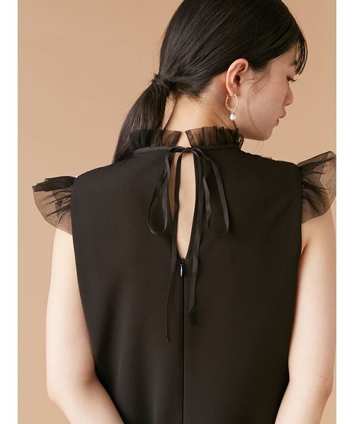 LILY BROWN L.B CANDY STOCK ミニワンピース LILY BROWN ワンピース 「L.B CANDY STOCK」チュールドッキング