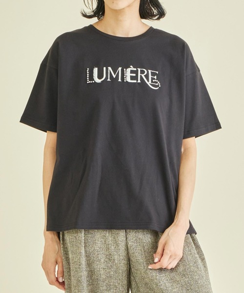 Settimissimo（セッティミッシモ） tシャツ スタッズ ミックス 刺繍