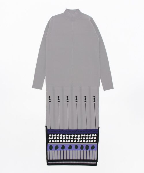 UN3D ドローストリングワンピース UN3D 異素材ドローストリングロングワンピース 36 ワンピース