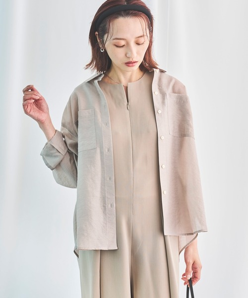 Sirin ブラウス シャツ 「セットアップ可」 シルクブレンドシアー
