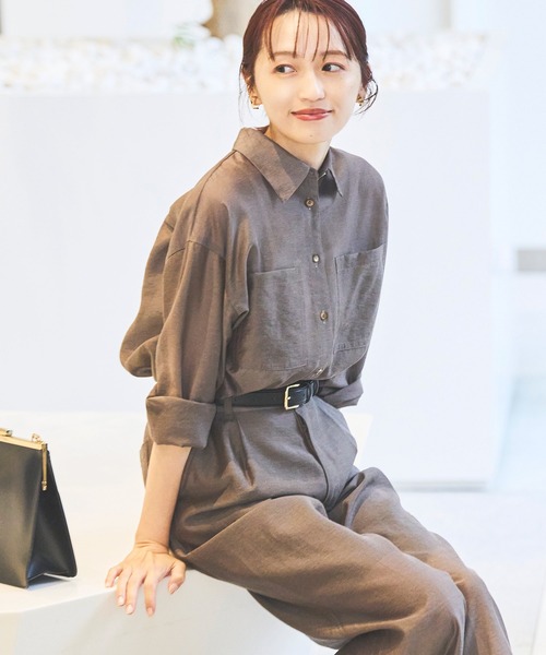 Sirin ブラウス シャツ 「セットアップ可」 シルクブレンドシアー