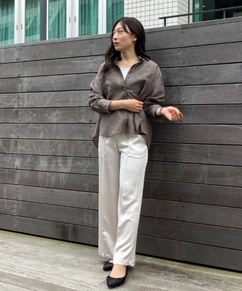 Sirin ブラウス シャツ 「セットアップ可」 シルクブレンドシアー