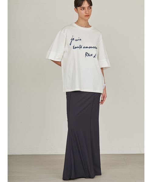 styling/ tシャツ 「styling/×KEITA MARUYAMA」エンブロイダリー