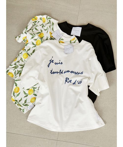 styling/ - styling/×KEITA MARUYAMAエンブロイダリーＴシャツ スタイリング styling/ 【KEITA MARUYAMA×styling/】エンブロイ