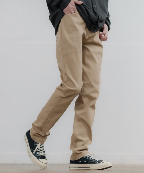 【Christian Dior】（36）シンプル スキニー チノパンツ DIOR | テイラード チノパンツ コットンブレンド