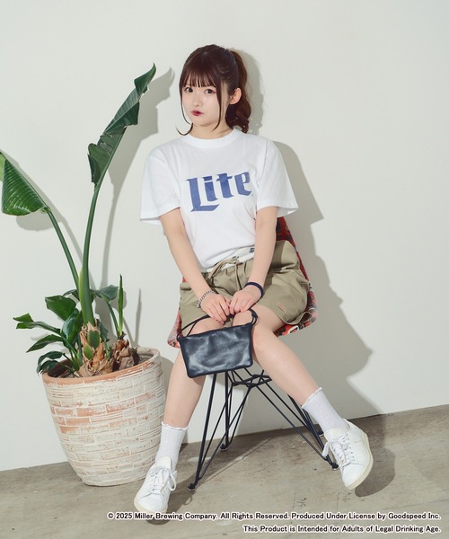 tシャツ 「GOOD ROCK SPEED/グッドロックスピード」Miller LITE 半袖Tシャツ レディース fredy emue tシャツ 「GOOD ROCK SPEED/グッドロックスピード