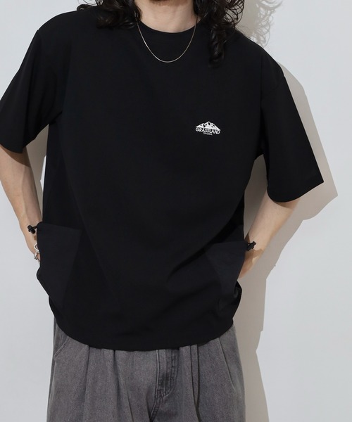 FUNALIVE（ファンアライブ） tシャツ 梨地 ナイロンポケ ロゴ 半袖 T
