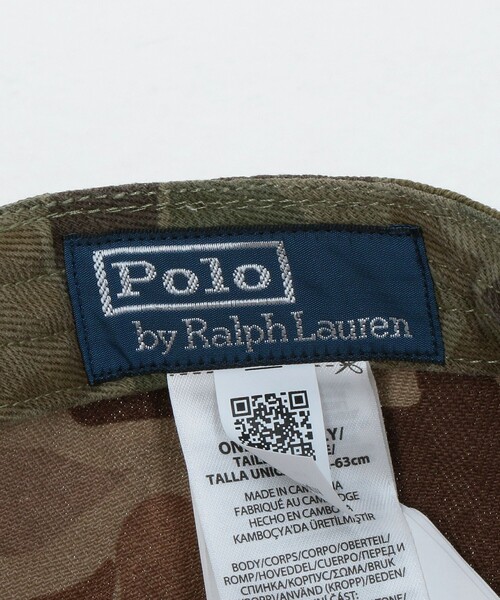 POLO RALPH LAUREN キャップ 帽子 「POLO LAUREN」ロゴ ベース