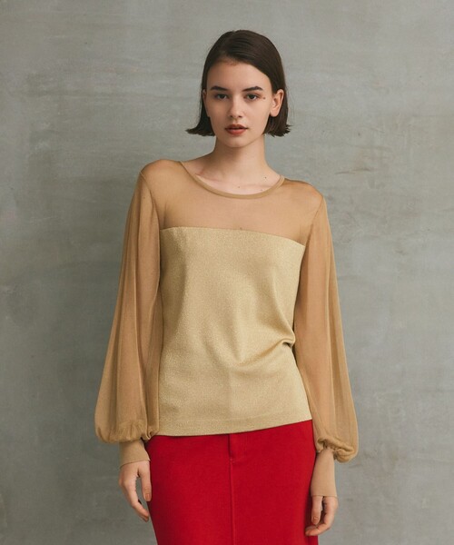 GRACE CLASS ニットシアーシャツ GRACE CONTINENTAL - GRACE CLASS ニットシアーシャツの通販 by