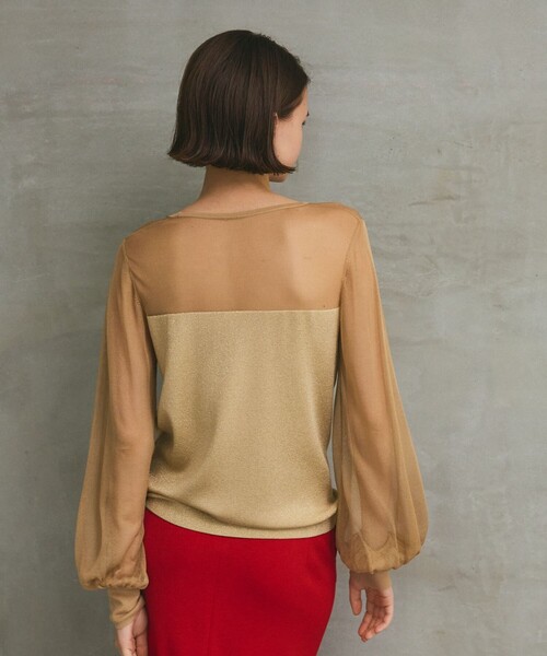 GRACE CLASS ニットシアーシャツ ニットシアーシャツ / GRACE CONTINENTAL | GRACE CONTINENTAL