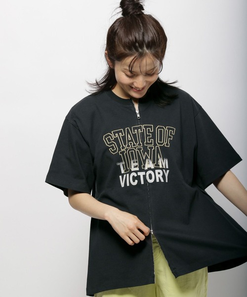 niko and… tシャツ アソートプリントダブルZIPTシャツ