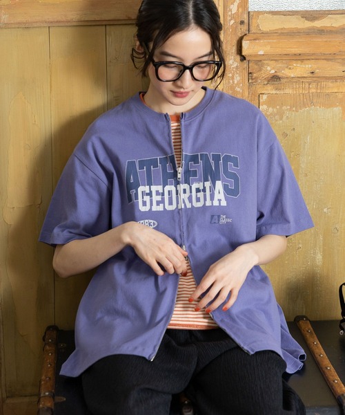 niko and… tシャツ アソートプリントダブルZIPTシャツ