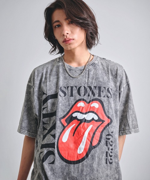 Revo. スマホショルダー tシャツ ROCK OFF ロックオフ THE ROLLING