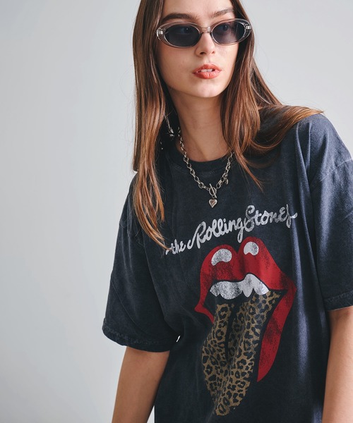 Revo. tシャツ ROCK OFF ロックオフ THE ROLLING STONES PRINT T