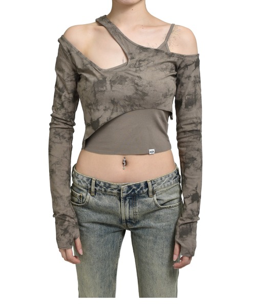 tシャツ OFF SHOULDER CUTSEWN レディース