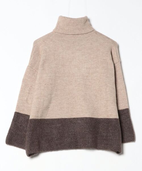 「Girly Doll」 タートルネックニット F キャメル レディース_画像2