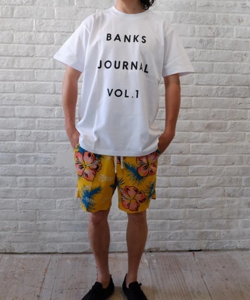 「BANKS」 半袖Tシャツ MEDIUM ブラック メンズ